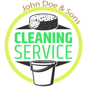 Cleaning Service Logo by Business Booster Agency